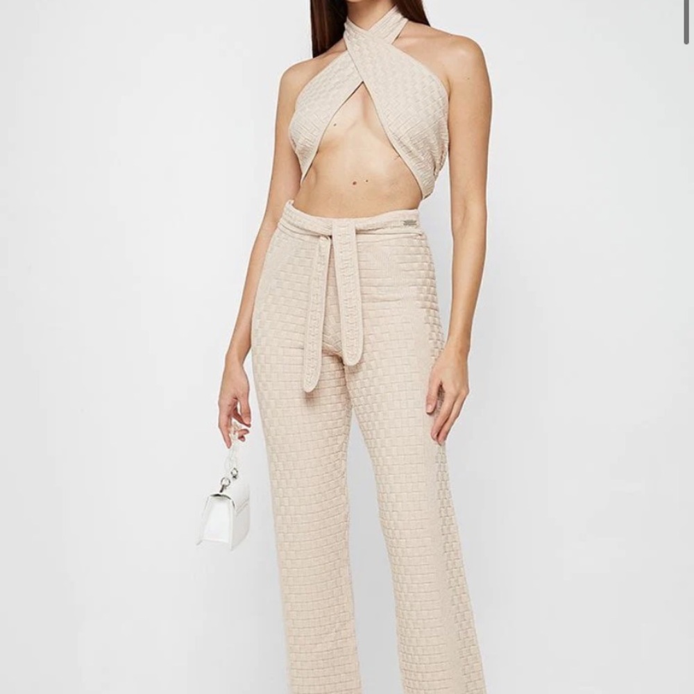 Matching knit set